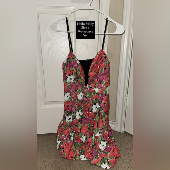 Hello Molly Floral Mini Dress - Picture 1 of 1